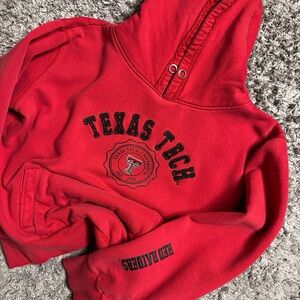 Red Texas Tech Hoodie